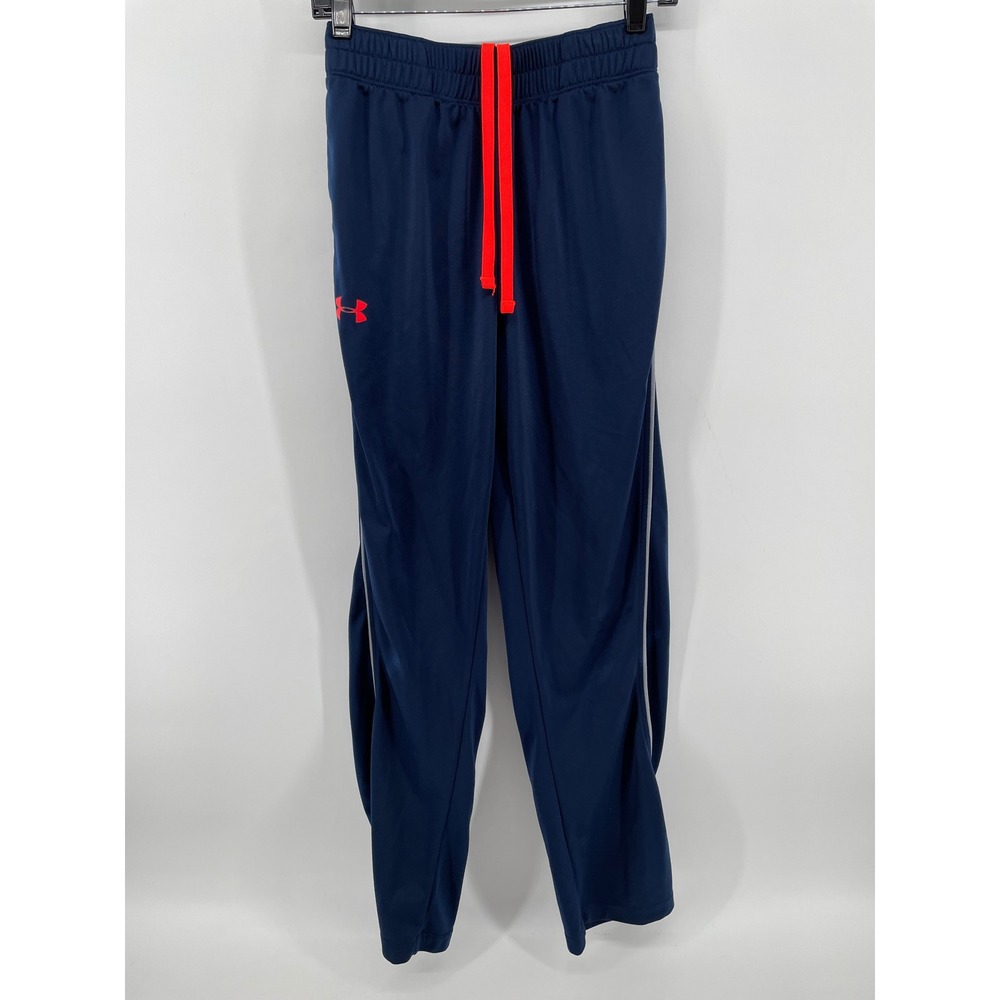 Under‎ Armour Track Pants Mens Small Blue Loose Fit Athletic Joggers